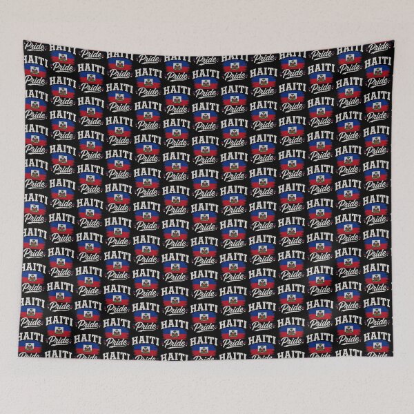 Item preview, Haiti Pride Vintage Haitian Flag Heritage Design designed and sold by BunBuntheDog-.
