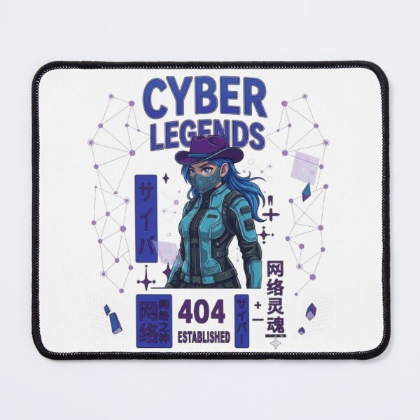 Item preview, Cyber Legend Anime Girl Futuristic Tech Warrior designed and sold by Ahmedsyde.