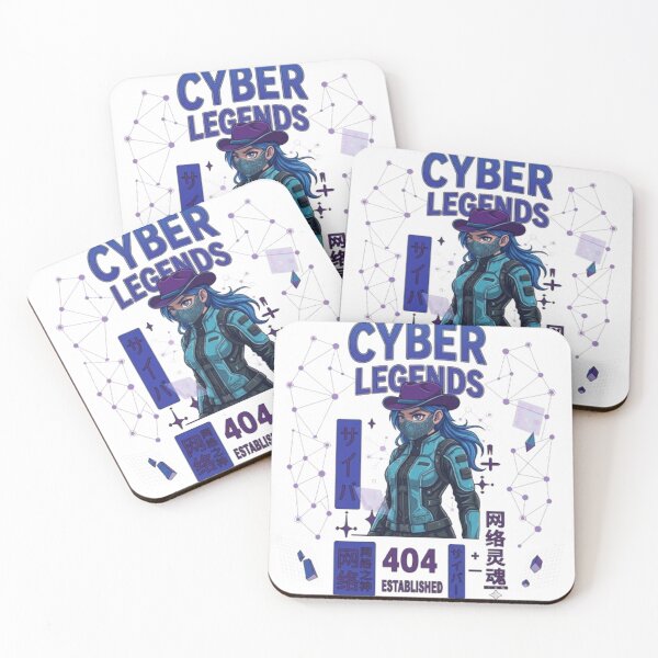 Item preview, Cyber Legend Anime Girl Futuristic Tech Warrior designed and sold by Ahmedsyde.