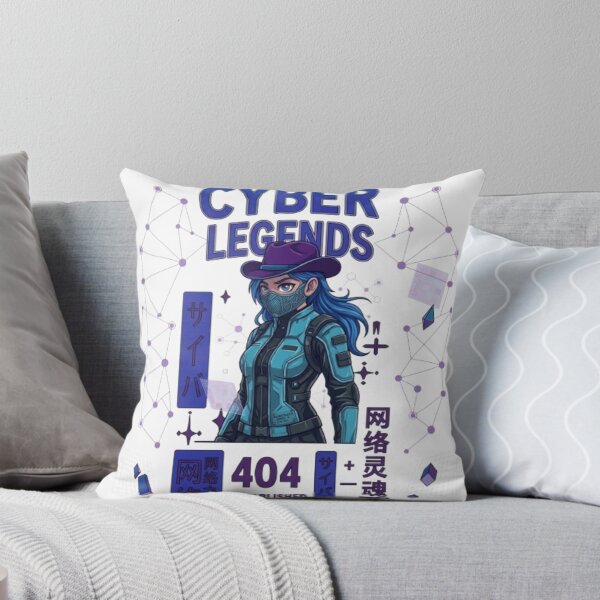 Item preview, Cyber Legend Anime Girl Futuristic Tech Warrior designed and sold by Ahmedsyde.