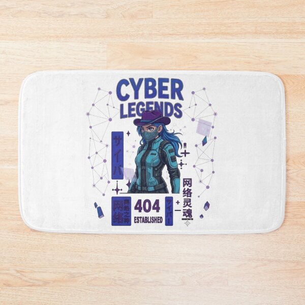 Item preview, Cyber Legend Anime Girl Futuristic Tech Warrior designed and sold by Ahmedsyde.