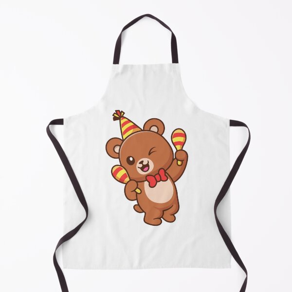 Item preview, Cute Party Bear playing Maracas Cartoon designed and sold by rarebutnocar.