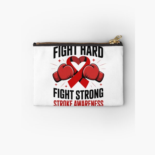Item preview, FIGHT HARD FIGHT STRONG STROKE AWARENESS designed and sold by sailorjessiArt.