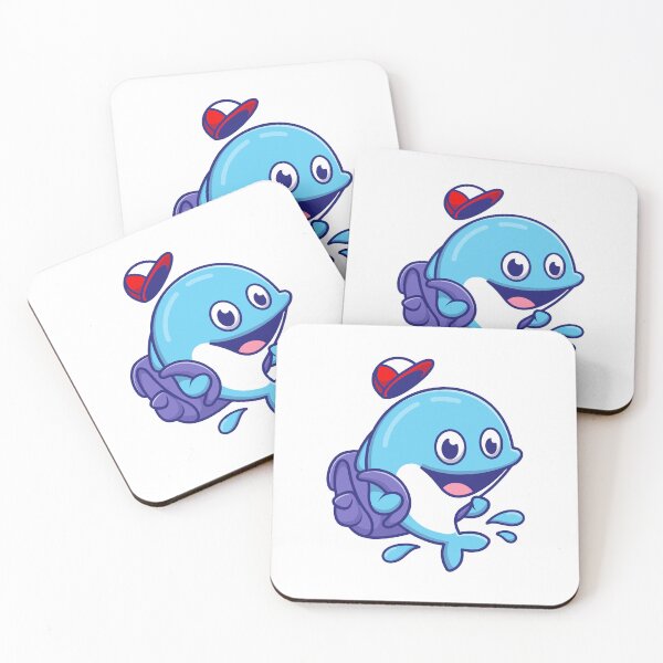 Item preview, Cute School Dolphin with Backpack and Cap designed and sold by rarebutnocar.