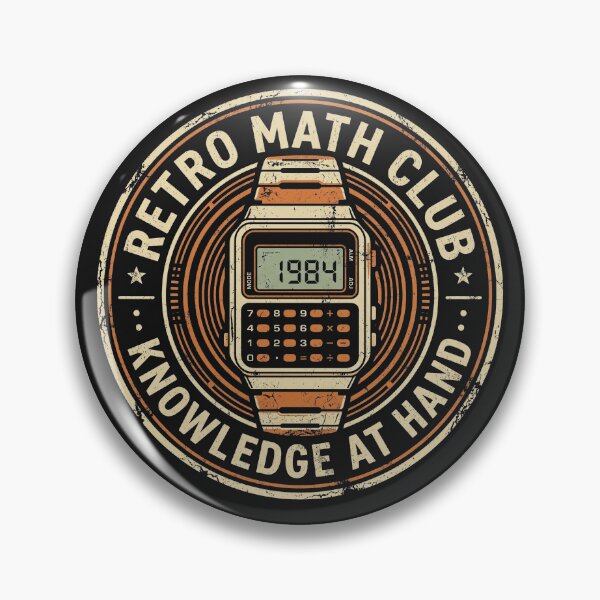 Item preview, Retro Math Club 1984 Vintage Calculator Watch designed and sold by AdyKurniawan.