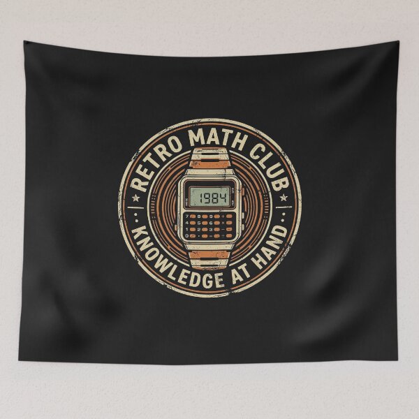 Item preview, Retro Math Club 1984 Vintage Calculator Watch designed and sold by AdyKurniawan.