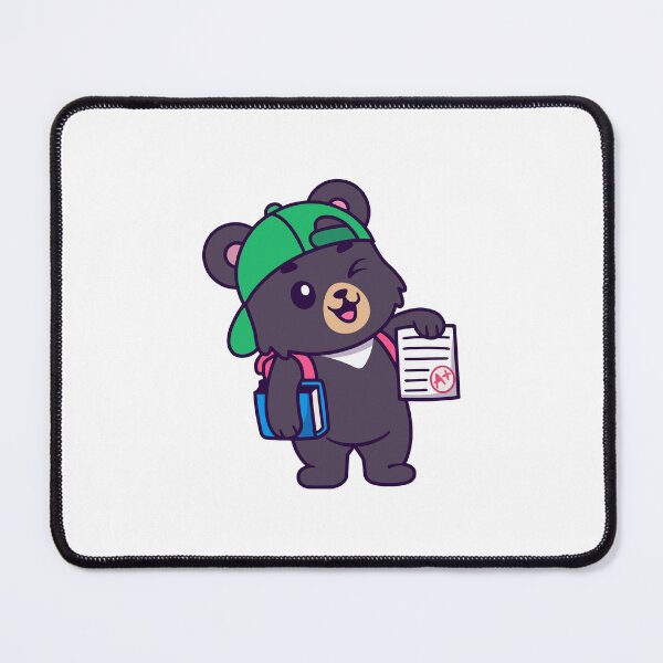 Item preview, Cute Student Bear with A Plus Report Card Cartoon designed and sold by rarebutnocar.