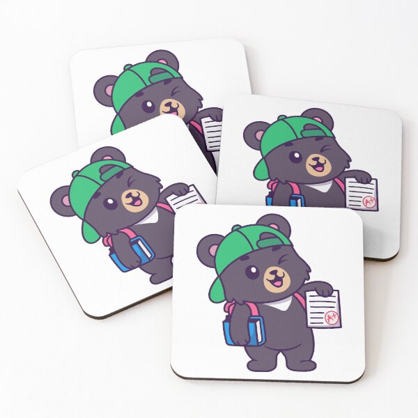 Item preview, Cute Student Bear with A Plus Report Card Cartoon designed and sold by rarebutnocar.