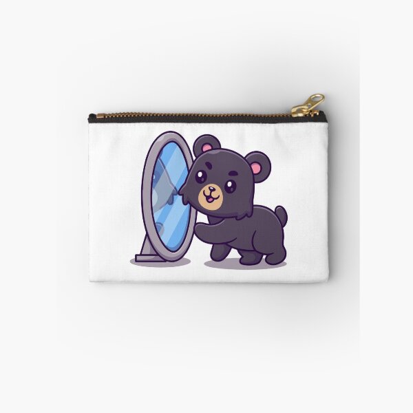 Item preview, Cute Teddy Bear Looking in the Mirror Cartoon designed and sold by rarebutnocar.