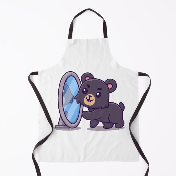 Item preview, Cute Teddy Bear Looking in the Mirror Cartoon designed and sold by rarebutnocar.