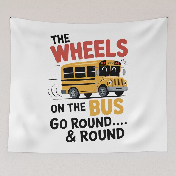 Item preview, Back to School The Wheels On The Bus Toddler  designed and sold by sailorjessiArt.