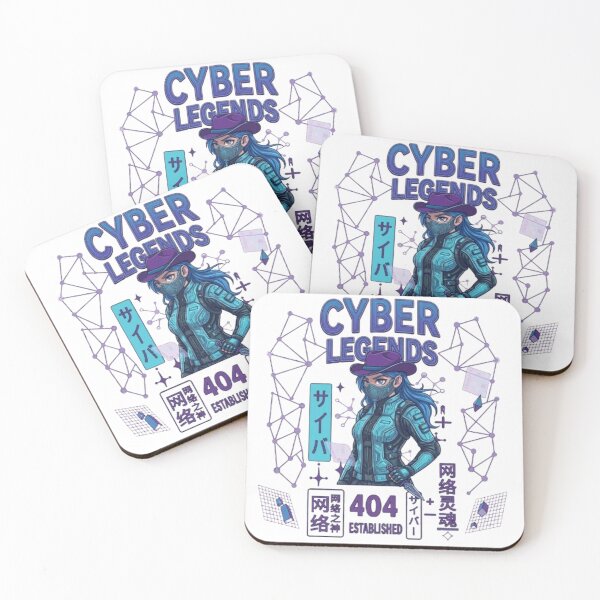 Item preview, Cyber Legends hacker in futuristic neon style designed and sold by Ahmedsyde.