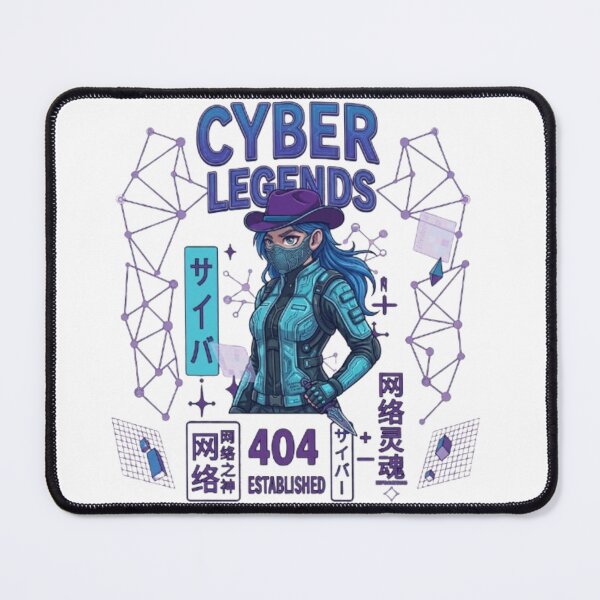Item preview, Cyber Legends hacker in futuristic neon style designed and sold by Ahmedsyde.