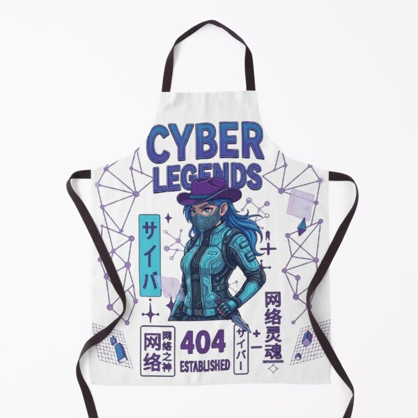 Item preview, Cyber Legends hacker in futuristic neon style designed and sold by Ahmedsyde.