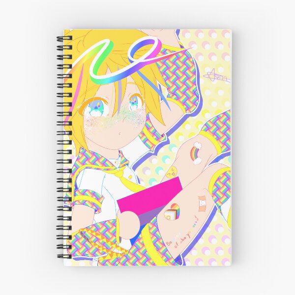 Aperçu de l'œuvre Fierté bisexual Kagamine Len créée et vendue par Stela | Deijī ★.