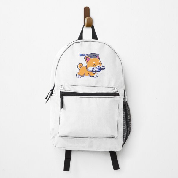 Item preview, Cute Graduation Shiba Inu Dog with Diploma Cartoon designed and sold by rarebutnocar.