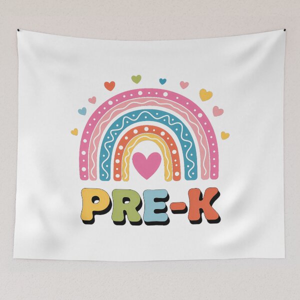Item preview, Back to School Rainbow Happy First Day of Pre-K designed and sold by sailorjessiArt.