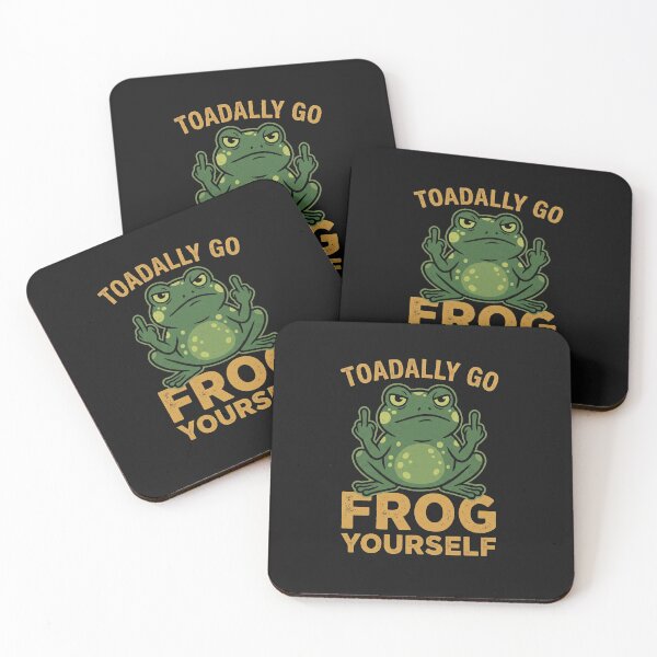 Item preview, Toadally Go Frog Yourself Funny Angry Amphibian designed and sold by AdyKurniawan.