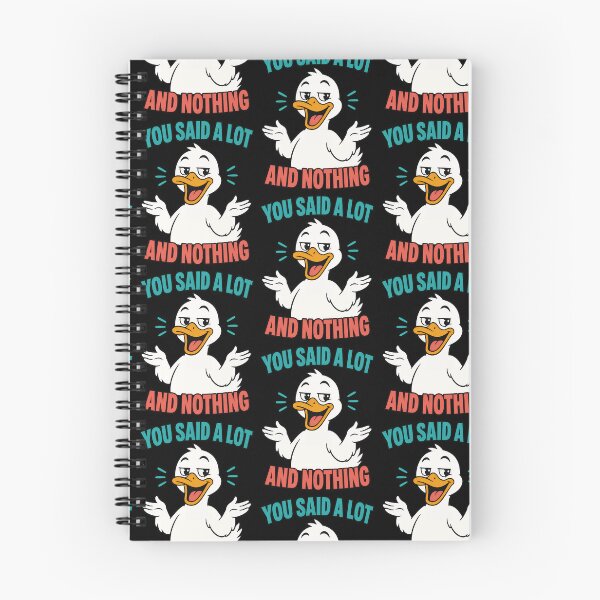 Item preview, You Said A Lot And Nothing Funny Duck Quote designed and sold by TeeTimeTreasure.