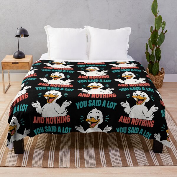 Item preview, You Said A Lot And Nothing Funny Duck Quote designed and sold by TeeTimeTreasure.