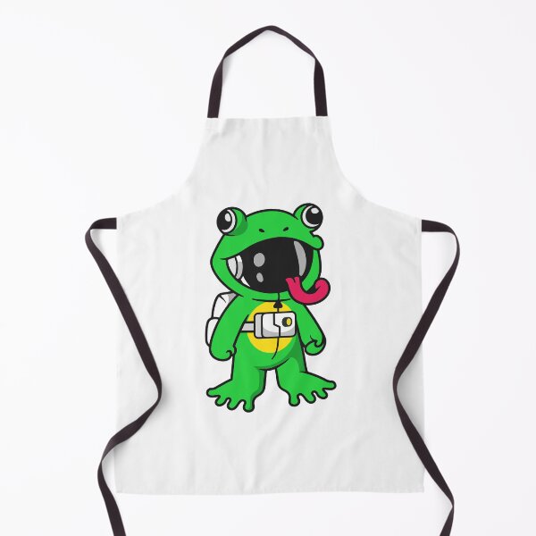 Item preview, Cute Frog Astronaut with Space Helmet Cartoon designed and sold by rarebutnocar.