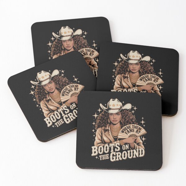 Item preview, Boots On The Ground Juneteenth Cowgirl Where Them Fans At  designed and sold by sailorjessiArt.
