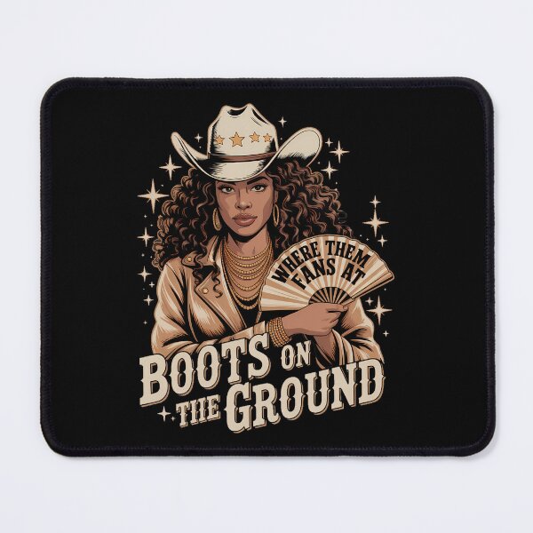 Item preview, Boots On The Ground Juneteenth Cowgirl Where Them Fans At  designed and sold by sailorjessiArt.
