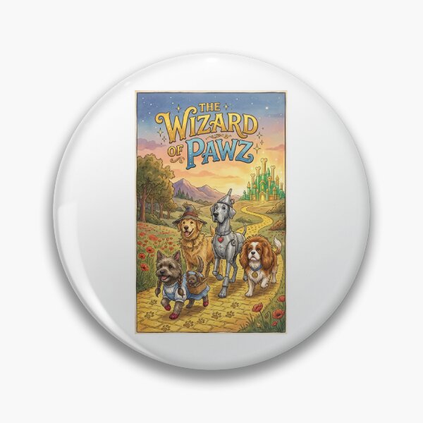 Item preview, The Wizard of Pawz - Funny Dog Movie Poster Parody designed and sold by PupFiction26.