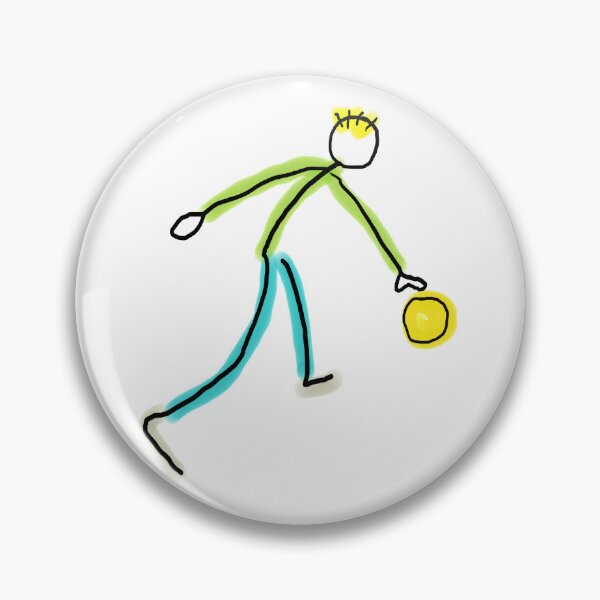 Item preview, Ten Pin Bowling Stickman designed and sold by Mark-Ewbie.