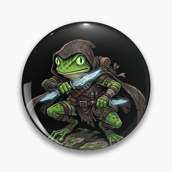 Item preview, Fantasy RPG Frog Rogue Assassin Dagger Hood designed and sold by DuckOddity.