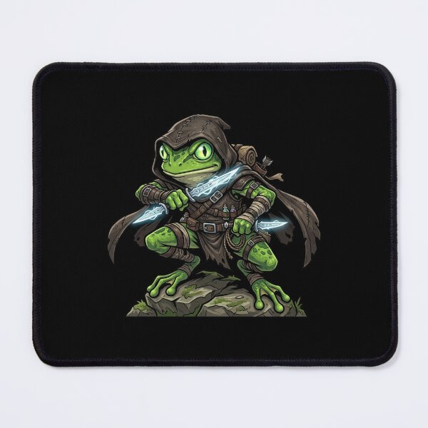 Item preview, Fantasy RPG Frog Rogue Assassin Dagger Hood designed and sold by DuckOddity.