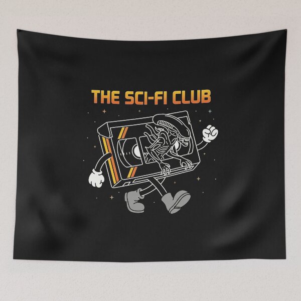 Item preview, The Sci-Fi Club Retro VHS Space Monster designed and sold by AdyKurniawan.
