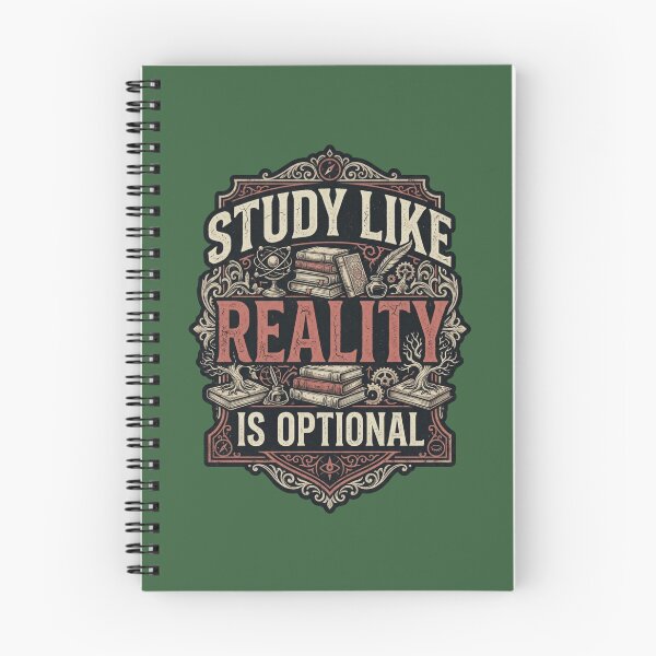 Item preview, Study Like Your Notes Will Save You Student Tee designed and sold by Amr Darwish Graphic designer.