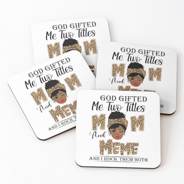 Item preview, Womens God Gifted Me Two Titles Mom And Meme And I Rock Them Both designed and sold by GabbyKash.