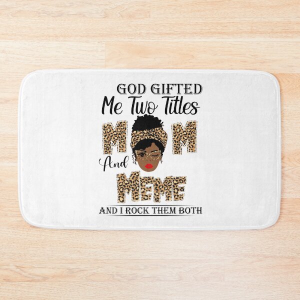 Item preview, Womens God Gifted Me Two Titles Mom And Meme And I Rock Them Both designed and sold by GabbyKash.