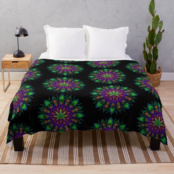 Item preview, Marijuana Weed Leaf Mandala | Cannabis Psychedelic Art designed and sold by Manafold.