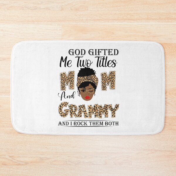 Item preview, Womens God Gifted Me Two Titles Mom And Grammy And I Rock Them Both designed and sold by GabbyKash.