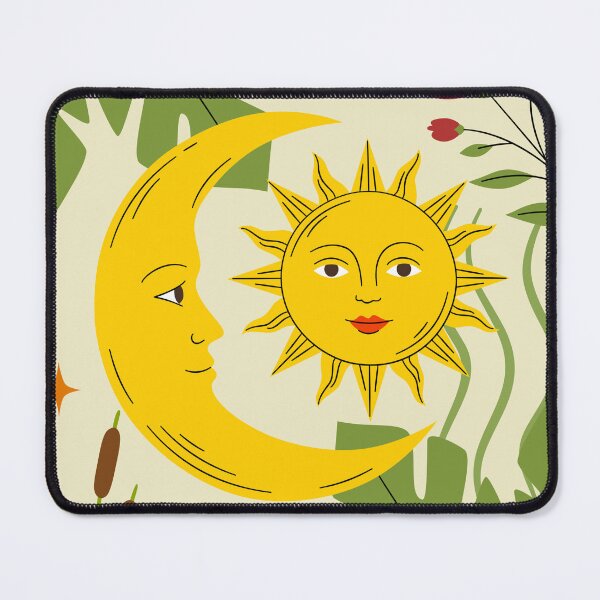 Item preview, Celestial Harmony: Retro Sun, Moon, and Botanical Haven designed and sold by AllaMashycheva.