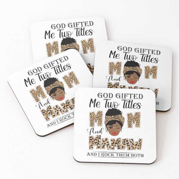 Item preview, Womens God Gifted Me Two Titles Mom And Mamaw And I Rock Them Both designed and sold by GabbyKash.