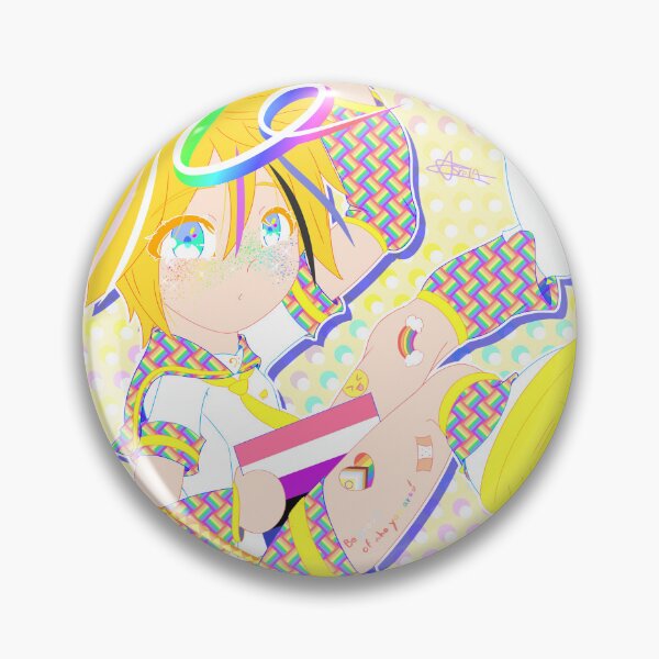 Item preview, Genderfluid Pride Kagamine Len designed and sold by Stela | Deijī ★.