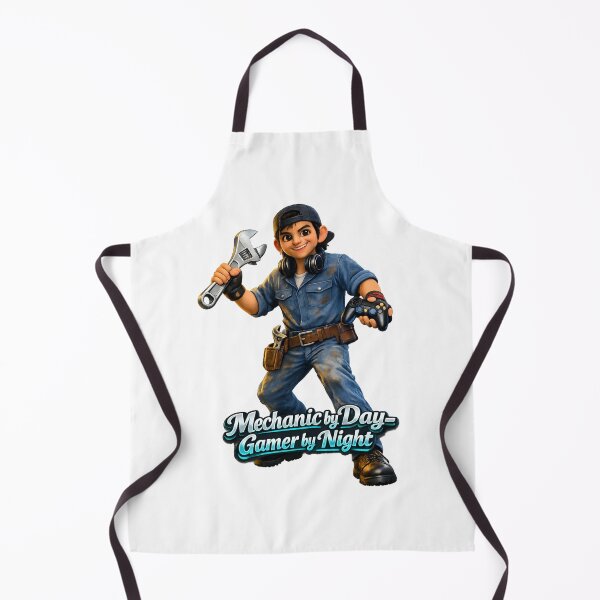 Item preview, Mechanic by Day Gamer by Night Garage Art designed and sold by AleksKos.