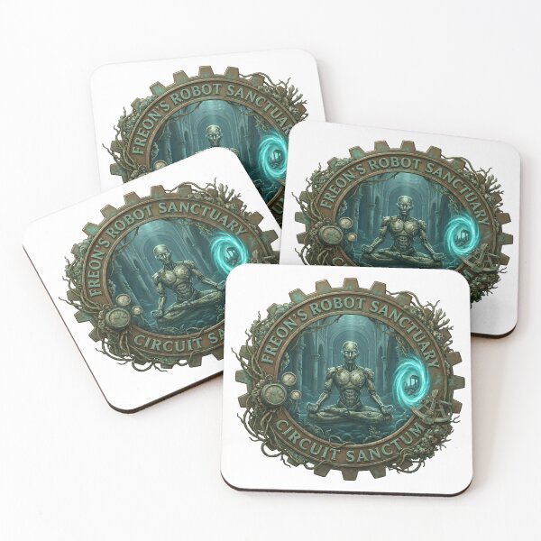 Item preview, Sunken Cathedral Ancient Robot Sanctuary Badge designed and sold by octozap.