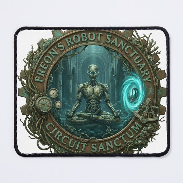 Item preview, Sunken Cathedral Ancient Robot Sanctuary Badge designed and sold by octozap.