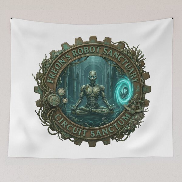 Item preview, Sunken Cathedral Ancient Robot Sanctuary Badge designed and sold by octozap.