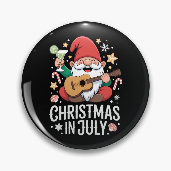Item preview, Gnome Christmas In July Summer Xmas Beach Vacation designed and sold by sailorjessiArt.
