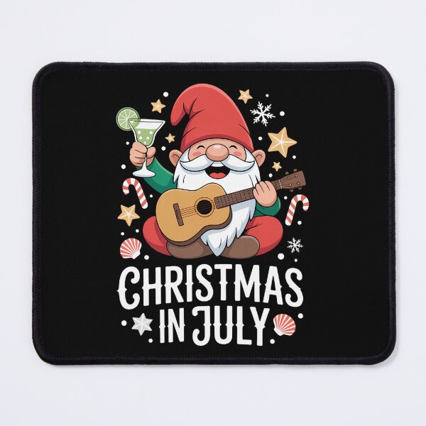 Item preview, Gnome Christmas In July Summer Xmas Beach Vacation designed and sold by sailorjessiArt.