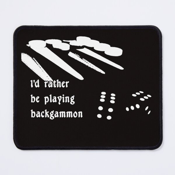 Item preview, I'd rather be playing Backgammon designed and sold by bravoalpha.