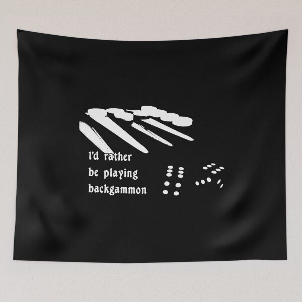 Item preview, I'd rather be playing Backgammon designed and sold by bravoalpha.