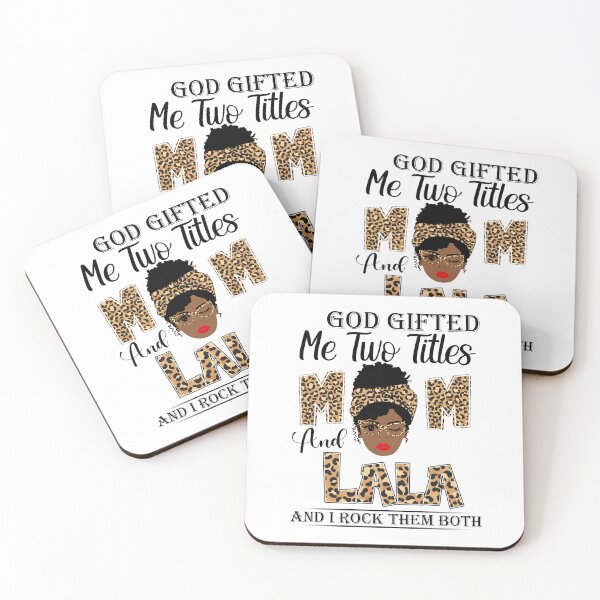 Item preview, Womens God Gifted Me Two Titles Mom And Lala And I Rock Them Both designed and sold by GabbyKash.