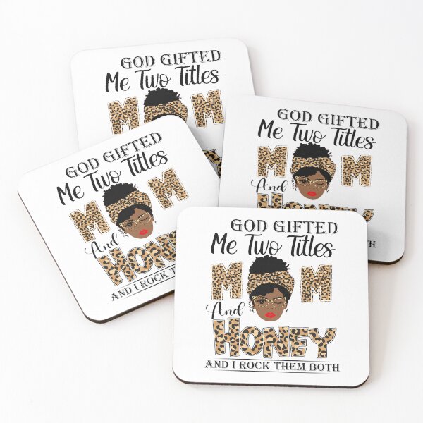 Item preview, Womens God Gifted Me Two Titles Mom And Honey And I Rock Them Both designed and sold by GabbyKash.